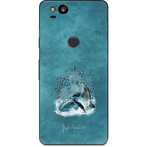 Brigid Ashwood Celtic Dolphin Google Pixel 2 Skin