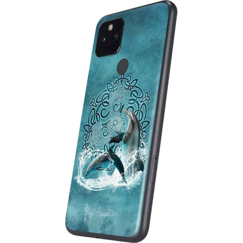 Brigid Ashwood Celtic Dolphin Google Pixel 4a 5G Skin