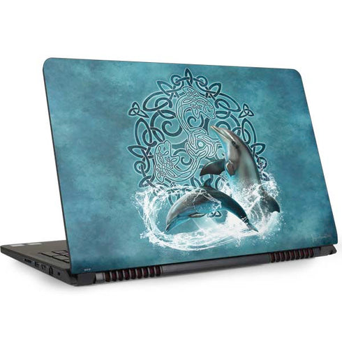 Brigid Ashwood Celtic Dolphin Dell Inspiron Skin