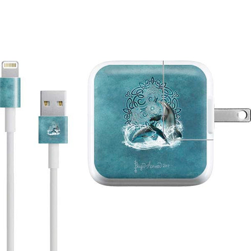 Brigid Ashwood Celtic Dolphin iPad Charger (10W USB) Skin