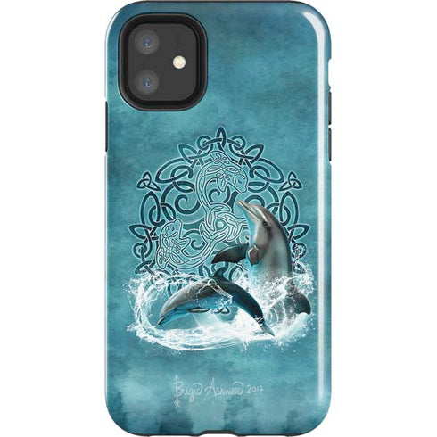 Brigid Ashwood Celtic Dolphin iPhone 11 Impact Case