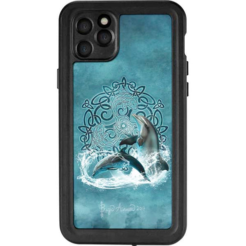 Brigid Ashwood Celtic Dolphin iPhone 11 Pro Max Waterproof Case
