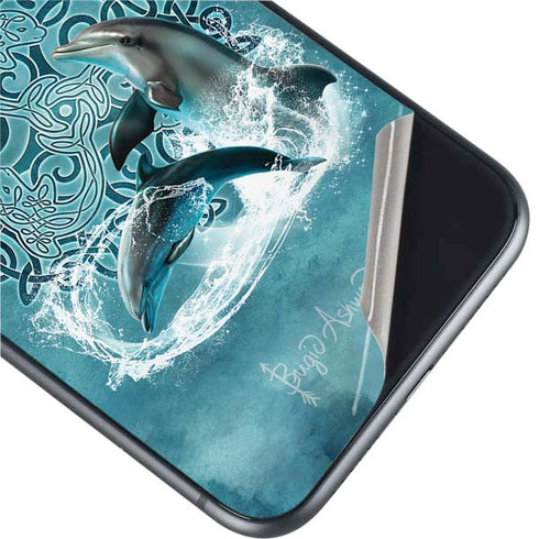 Brigid Ashwood Celtic Dolphin iPhone 11 Skin
