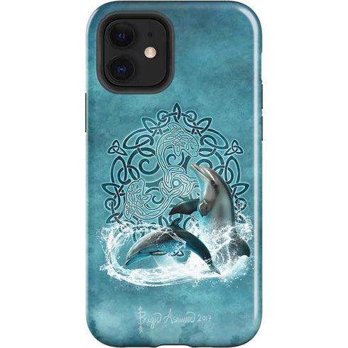 Brigid Ashwood Celtic Dolphin iPhone 12 Impact Case
