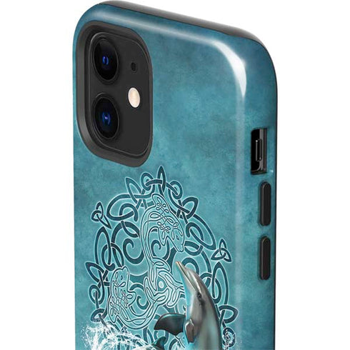 Brigid Ashwood Celtic Dolphin iPhone 12 Impact Case