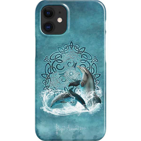 Brigid Ashwood Celtic Dolphin iPhone 12 Mini Lite Case