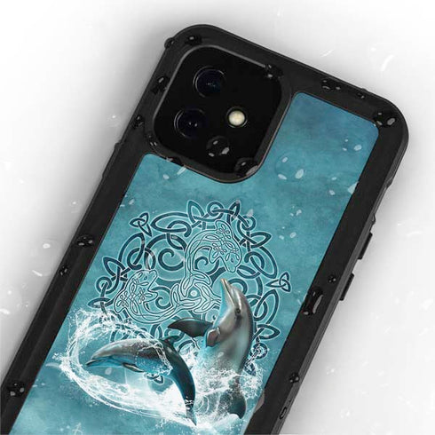Brigid Ashwood Celtic Dolphin iPhone 12 Mini Waterproof Case