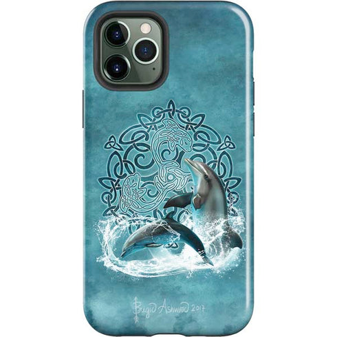 Brigid Ashwood Celtic Dolphin iPhone 12 Pro Max Impact Case