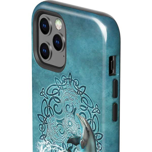 Brigid Ashwood Celtic Dolphin iPhone 12 Pro Max Impact Case