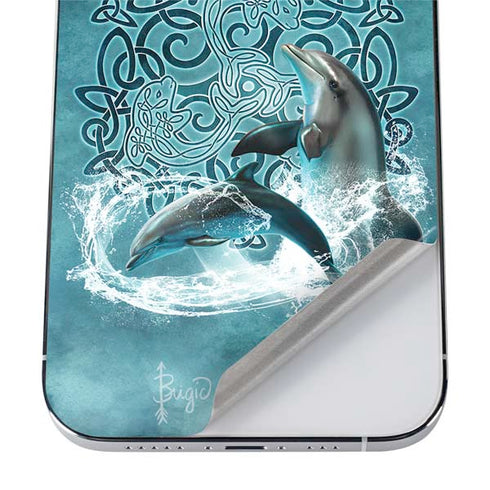 Brigid Ashwood Celtic Dolphin iPhone 12 Pro Skin