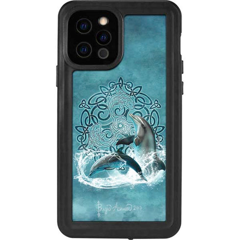 Brigid Ashwood Celtic Dolphin iPhone 12 Pro Waterproof Case