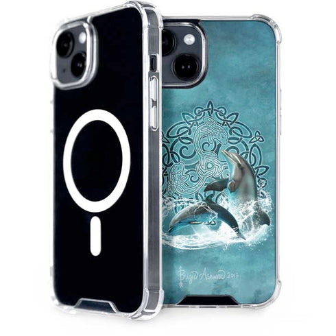 Brigid Ashwood Celtic Dolphin iPhone 13 MagSafe Case