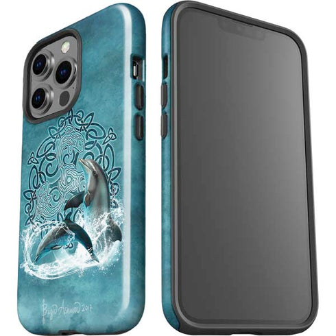 Brigid Ashwood Celtic Dolphin iPhone 13 Pro Impact Case