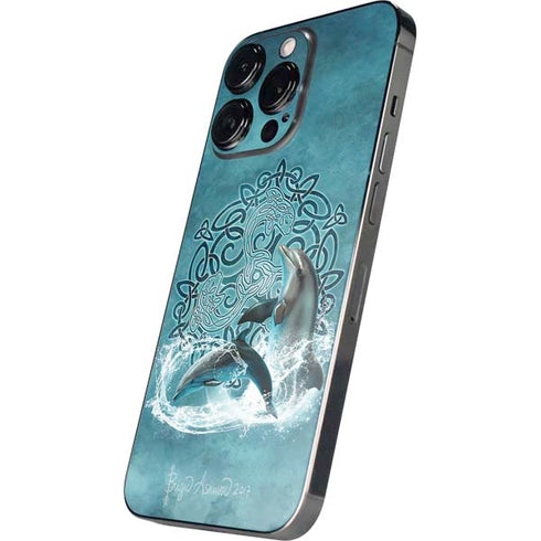 Brigid Ashwood Celtic Dolphin iPhone 13 Pro Skin