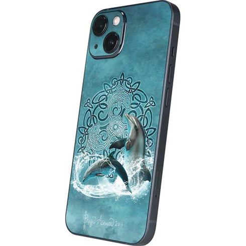 Brigid Ashwood Celtic Dolphin iPhone 13 Skin