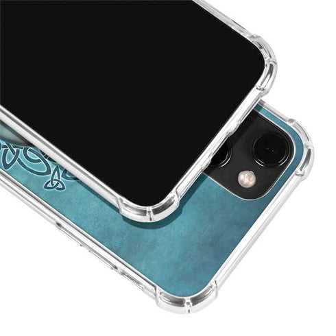 Brigid Ashwood Celtic Dolphin iPhone 14 Plus Clear Case