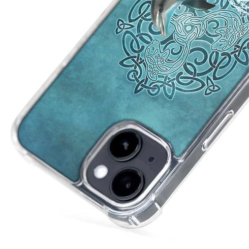 Celtic Dolphin by Brigid Ashwood iPhone 15 Plus MagSafe Case