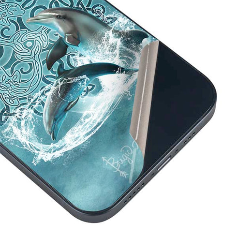 Celtic Dolphin by Brigid Ashwood iPhone 15 Plus Skin