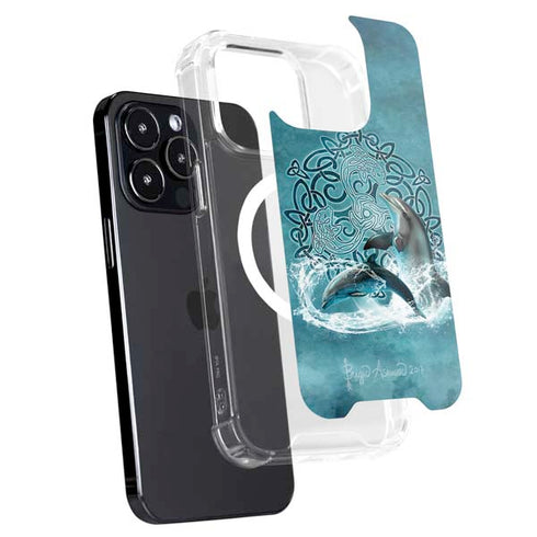 Brigid Ashwood Celtic Dolphin iPhone 14 Pro MagSafe Case