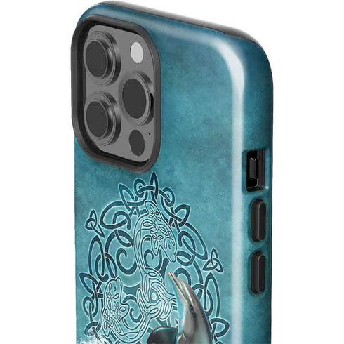 Celtic Dolphin by Brigid Ashwood iPhone 15 Pro Max Impact Case
