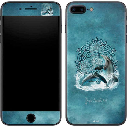 Brigid Ashwood Celtic Dolphin iPhone 7 Plus Skin