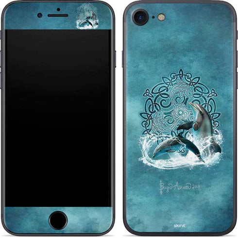 Brigid Ashwood Celtic Dolphin iPhone 7 Skin