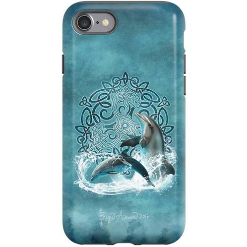 Brigid Ashwood Celtic Dolphin iPhone SE (2nd & 3rd Gen) Pro Case