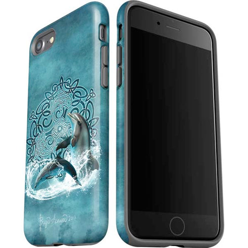 Brigid Ashwood Celtic Dolphin iPhone SE (2nd & 3rd Gen) Pro Case
