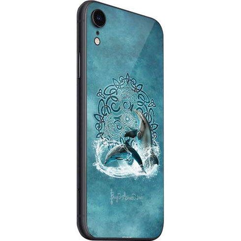 Brigid Ashwood Celtic Dolphin iPhone SE (2nd & 3rd Gen) Skin