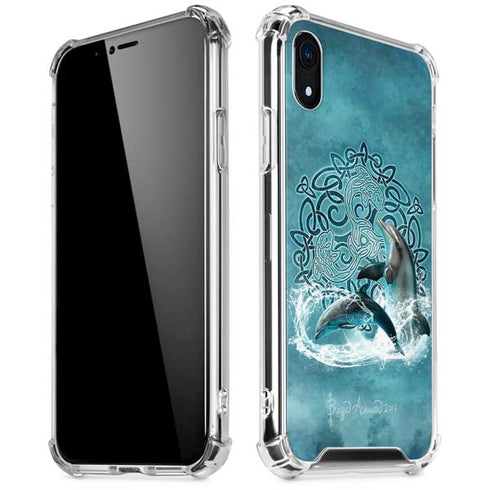 Celtic Dolphin by Brigid Ashwood iPhone XR Clear Case