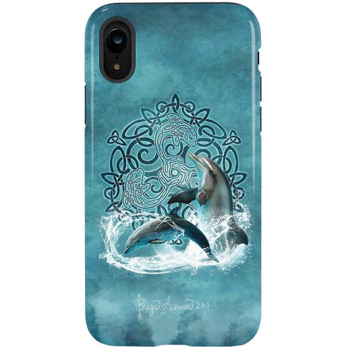 Brigid Ashwood Celtic Dolphin iPhone XR Pro Case
