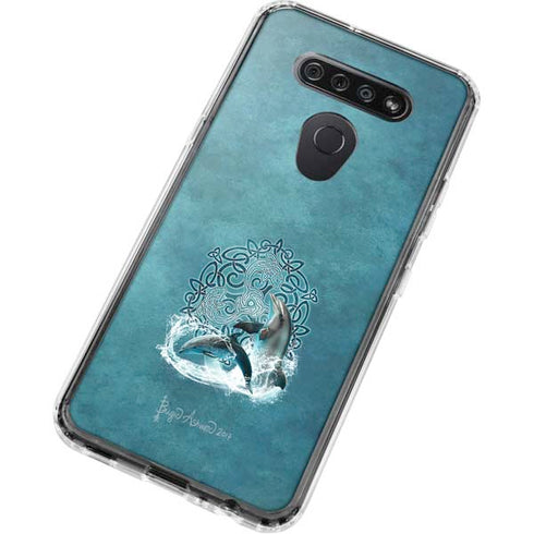 Celtic Dolphin by Brigid Ashwood LG K51/Q51 Clear Case