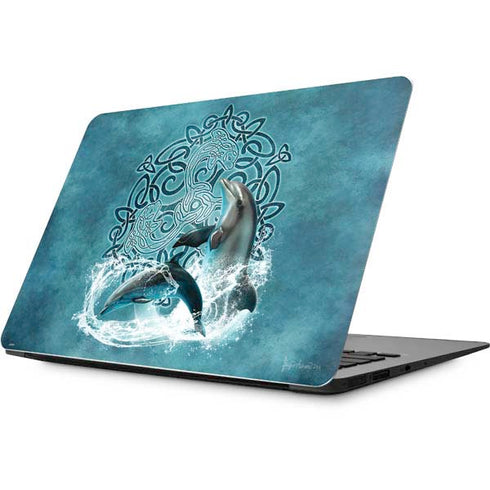 Brigid Ashwood Celtic Dolphin Apple MacBook Skin