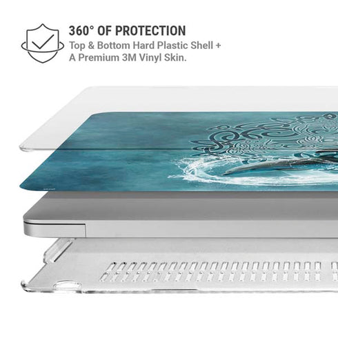 Celtic Dolphin by Brigid Ashwood MacBook Air 15in (2023-2025) Case plus Skin