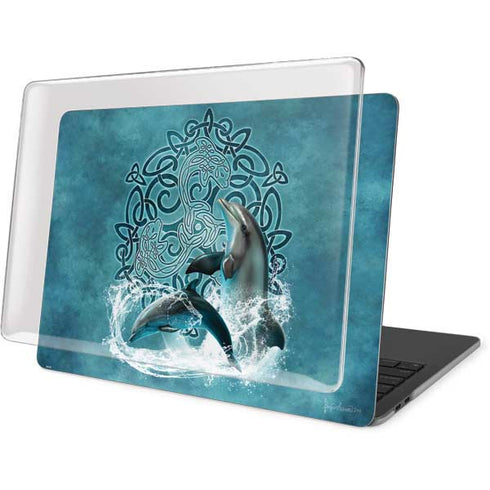 Brigid Ashwood Celtic Dolphin MacBook Pro 15in (2016-19) Case plus Skin