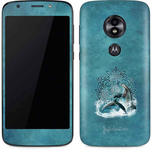 Brigid Ashwood Celtic Dolphin Moto E5 Play Skin