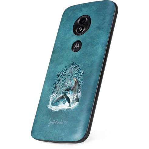 Brigid Ashwood Celtic Dolphin Moto E5 Play Skin