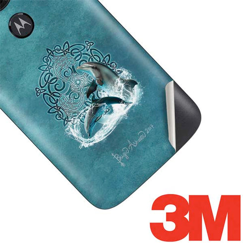 Brigid Ashwood Celtic Dolphin Moto E5 Play Skin