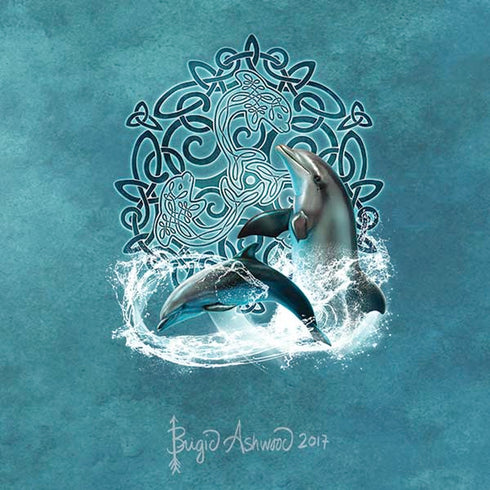 Brigid Ashwood Celtic Dolphin Moto E5 Play Skin