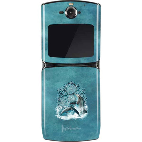 Brigid Ashwood Celtic Dolphin Motorola RAZR Skin
