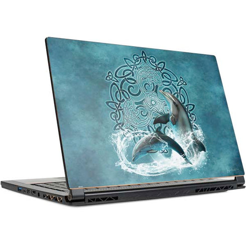 Brigid Ashwood Celtic Dolphin MSI GS65 Stealth Laptop Skin