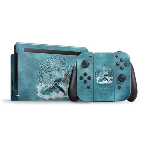 Brigid Ashwood Celtic Dolphin Nintendo Switch Bundle Skin