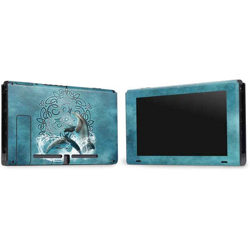 Brigid Ashwood Celtic Dolphin Nintendo Switch Bundle Skin