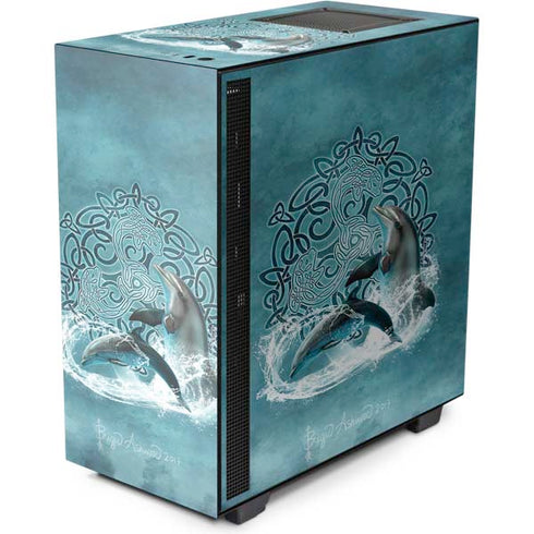 Brigid Ashwood Celtic Dolphin NZXT H510 Compact ATX Mid-Tower Case Skin