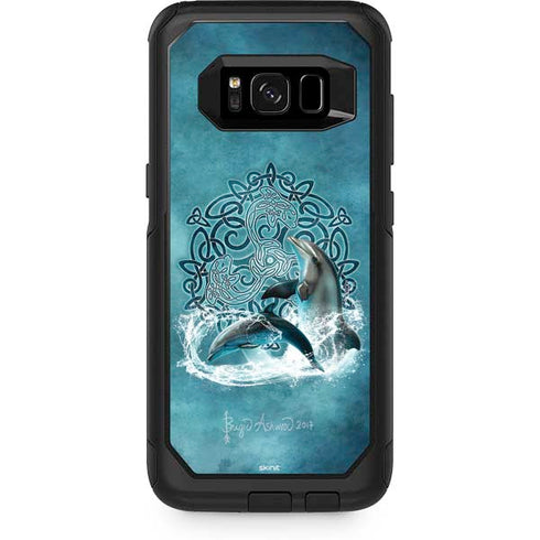 Brigid Ashwood Celtic Dolphin Otterbox Commuter Galaxy Skin