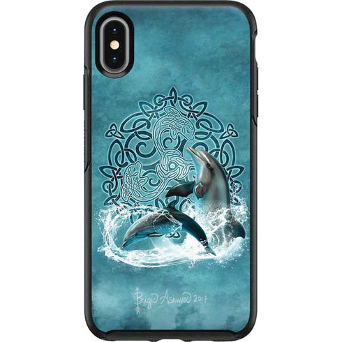 Brigid Ashwood Celtic Dolphin Otterbox Symmetry iPhone Skin