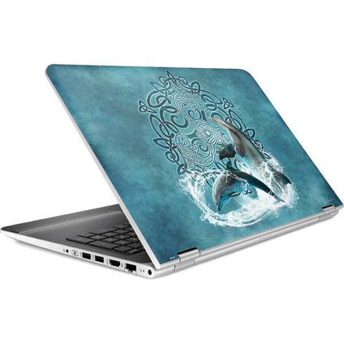 Brigid Ashwood Celtic Dolphin HP Pavilion Skin