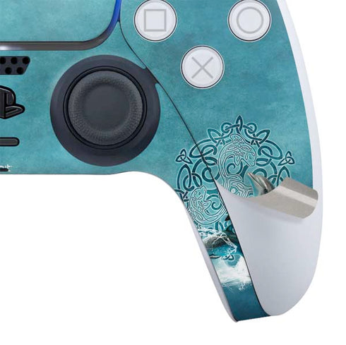 Brigid Ashwood Celtic Dolphin PS5 Controller Skin