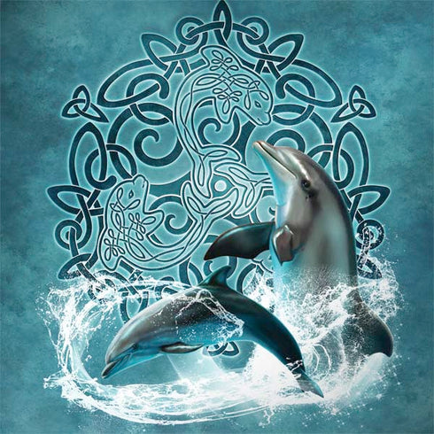 Brigid Ashwood Celtic Dolphin Surface Book 2 15in Skin