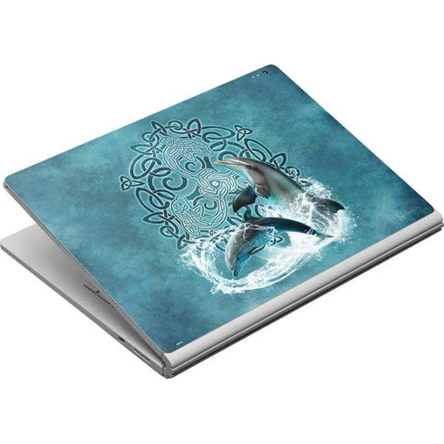 Brigid Ashwood Celtic Dolphin Surface Book Skin